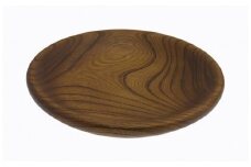Zelkova バルク　8寸【お皿 キッチン用品 食器 雑貨 日用品 φ24cm×高さ3cm 木製食器 国産ケヤキ  工芸品 職人の手作り おしゃれ食器 神奈川県 小田原市 】