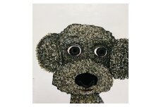 アーティストが『愛しいペットのポートレート』描きますサムホールサイズ スクエア 227×227mm【アート サムホールサイズ　油絵 横井山泰 美術 作家  227×227mm スクエア 神奈川県 小田原市 】