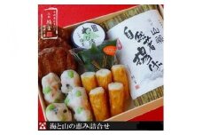 【創業244年小田原蒲鉾発祥の店　鱗吉】海と山の恵詰合せ【のし無料サービス】【自然薯揚げ いわし揚げ 彩しんじょ 笹しんじょ チーズ竹輪 わさび漬け 創業244年 伝統と実績の味 伝統の技 神奈川県 小田原市 】