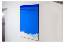 オリジナル風景画　オーダー制作　ペインティング　小田原にある景色　心象風景　片田舎の風景　子供の頃に見た風景　海　空　山