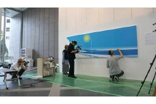 壁掛け壁画　小田原の風景など　大型オリジナルアート　壁のサイズに合わせたキャンバス作品　4メートル程度まで　海　山　空
