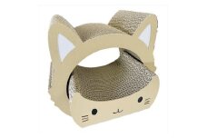 ねこの爪とぎ　みみCT＋かおCT セット　カラー；クラフト【 ペット用品 爪とぎ 神奈川県 小田原市 】
