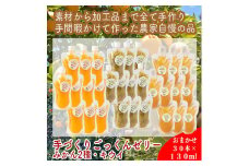 スイスで加工品を学んだ農家が作った手づくりごっくんゼリー おまかせ30本セット 130ml みかん 甘夏 キウイ【 家庭用 自宅用 贈答品 贈答用 ギフト お取り寄せ お中元 お歳暮 贈り物 お祝い 神奈川県 小田原市 】