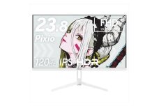 Pixio ゲーミングモニター 23.8インチ FHD 120Hz IPS ホワイト/白 PX246WAVEW