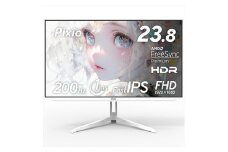 Pixio ゲーミングモニター 23.8インチ FHD 200Hz IPS ホワイト/白 PX248WAVEW