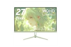 Pixio ゲーミングモニター 27インチ WQHD 180Hz IPS ミントグリーン/緑 PX278WAVEMT