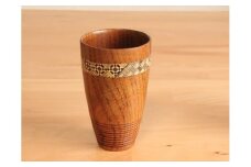 【箱根寄木細工　ジョッキ】伝統工芸品で乙な一杯！木肌が作るクリーミーな泡立ち、結露しにくいのも嬉しい！【 キッチン用品 食器 雑貨 日用品 木製食器　職人メイド 工芸品 職人の手作り おしゃれ食器 神奈川県 小田原市 】