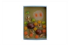 【秋の紅葉と満月に浮かぶうさぎ。絵画のような“進化系ネオ和菓子”】“安納芋”の芋羊羹「錦秋の月」 創業昭和10年 小田原 伊勢屋〈出荷時期:2025年10月1日～2025年11月30日〉【 和菓子店 神奈川県 小田原市 】