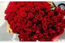 《記念日に届くお花シリーズ》赤バラの花束 108本「結婚して下さい」※配達エリア限定【記念日に届くお花 108本 世界らん展 フラワードリームジャパンカップ 国内主要コンテスト受賞 贈り物 神奈川県 小田原市 】
