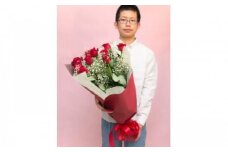 赤バラの花束 10本「あなたは全てが完璧」