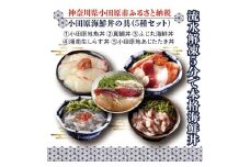 【曽我の梅干し、小田原地あじ、小田原港直送地魚丼、大磯港直送湘南生しらす】小田原海鮮丼の具（5種セット）【ふじ丸海鮮丼 湘南生シラス丼 小田原地魚丼 小田原地あじたたき丼 国産活〆真鯛丼 神奈川県 小田原市 】