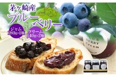 茅ヶ崎産 ブルーベリージャム ＆ ブルーベリークリーム 180g × 1瓶 140g × 2瓶 収穫 太陽 美味 育つ ジャム バター 地場産  新鮮 卵 スプレッド 濃厚 風味 温故知新 開工房 農園 果実 摘み取り 完熟 農園 あっさり 食パン 朝食 送料無料 神奈川県 茅ヶ崎市