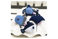 ウェットスーツ生地のマスクホルダー4点セット 雑貨 日用品 キャラクター 