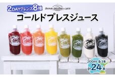 冷凍 コールドプレスジュース 2DAYクレンズ 24本セット ジュースクレンズ ファスティング ヘルスケア リフレッシュ スムージー 健康 腸内環境 神奈川県 茅ヶ崎市 株式会社KSS