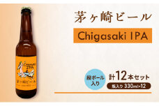 茅ヶ崎ビール (IPA) 12本セット　【お酒　ビール　クラフトビール　瓶入り　化粧箱入り】 地ビール 瓶ビール アルコール飲料 家飲み 晩酌 バーベキュー BBQ 