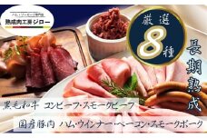 【ふるさと納税】 国産 熟成肉 ハム プレミアムギフトA 詰め合わせ ももハム ロースハム ポークプレス ベーコン あら挽きウインナー スモークポーク 黒毛和牛 神奈川県 茅ヶ崎市