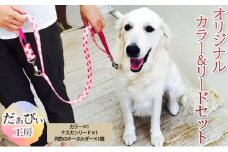 だぁびぃ工房 オリジナル カラー＆リードセット 犬 愛犬 わんこ カラー 首輪 ワンタッチカラー セミチョークカラー リード オリジナル カスタマイズ バリエーション 選べる トレーニング 送料無料 神奈川県 逗子市 [№5875-0495]