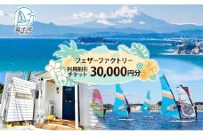 フェザーファクトリー ご利用割引チケット30,000円分 ウインドサーフィン SUP スクール 体験チケット マリンスポーツ JWA公認指導員 レッスン 神奈川県 逗子市 [№5875-0537]