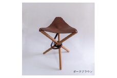 WOODWORK CENTER　WWCキャンプスツール ダークブラウン [№5875-7117]0597