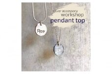 ペンダント 神奈川県 シルバーアクセサリーwork shop【スモールインゴットペンダントトップ】1名 アクセサリー 製作 体験 チケット ワークショップ アクセサリー作り オリジナル インゴット 天然石 パール 初心者 逗子市 神奈川[№5875-0812]