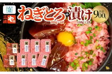 【三崎港直送！】お手軽・かんたん！天然マグロ漬け×ねぎとろ8パックセット　M063-002