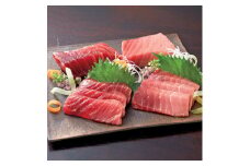 【色よし味よし鮮度よし】天然メバチ鮪 中トロ2P・赤身2Pセット【神奈川県漁連】　M077-008