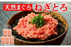 三崎まぐろ 目鉢まぐろのみ使用ねぎとろ すきみ 500g（100g×5P）　M020-019