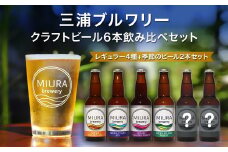 【三浦ブルワリー】クラフトビール定番4本と季節のビール2本飲み比べセット　M110-001-02