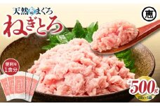 三崎まぐろ 目鉢まぐろのみ使用ねぎとろ すきみ 500g（100g×5P）【2025年11月お届け】　M020-019-11