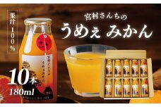 秦野産 みかん 100% ストレート ジュース （10本）／おまかせ 農家 こだわり セット 果物 みかん みかんジュース デザート 果汁100％ 搾りたて 新鮮 美味 おいしい ストレートジュース オレンジジュース フレッシュ 柑橘 旬 ストレート 濃厚 飲みきり サイズ 飲みやすい お子様 健康 ビタミン 神奈川 秦野 / 010-44