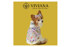 ドッグウェア「VIVIANA」くま柄パーカー｜犬服 犬用 犬用ワンピース 犬用ドレス サイズ展開