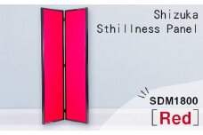 No.627 SHIZUKA Stillness Panel SDM1800（赤） ／ パネル 簡易的 折り畳み式 テレワーク 神奈川県
