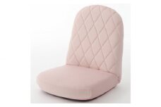 No.726 女性の部屋になじむ座椅子A1104 ピンク【日本製】 ／ インテリア イス オシャレ かわいい 神奈川県