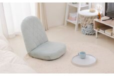 No.725 女性の部屋になじむ座椅子A1104 ブルーヘイズ【日本製】 ／ インテリア イス オシャレ かわいい 神奈川県