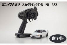 No.891 ミニッツAWD　スカイラインGT-R　N1　R32　ホワイト ／ 車 ラジコン 神奈川県