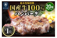 柏木牧場特製 国産牛100%ハンバーグ (120g×20個)｜国産 ハンバーグ 冷凍 グルメ ギフト お惣菜 惣菜 大容量 [0068]
