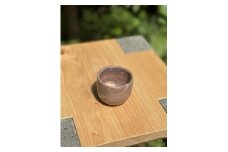 《成瀬石材店》日向石陶器 おちょこ [0428]
