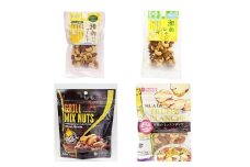 人気のミックスナッツ 4種セット 計245g (グリルミックスナッツ、天使のミックスナッツ、湘南ゴールドミックスナッツ、湘南レモンミックスナッツ／各1袋)｜トリュフ ゲランドの塩 ピーナッツ アーモンド カシューナッツ くるみ マカダミアナッツ  天然サプリメント おつまみ 防災食品 非常食 備蓄食 保存食 [0620]