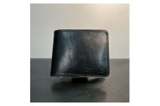 YIHALS ハンドメイド 牛革 2つ折り財布 ワインレッド《靴屋が手掛ける革製品》｜イハレス レザー 革小物 [0667]