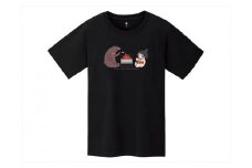 モンベルTシャツ 南足柄市オリジナルデザイン（焚火）＜ブラック/S＞【 神奈川県 南足柄市 】