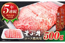 焼肉用 国産 和牛 A5ランク 牛肉 黒毛和牛 葉山牛 焼肉用 ロース 500g / 牛肉 黒毛和牛 ロース 焼肉 焼肉 おすすめ 和牛 A5 神奈川県 葉山町【葉山牛ステーキレストラン 角車】 [ASBD004]