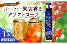 【先行予約】【2025年9月中旬から順次発送】カフェテーロ葉山　コーヒーチェリーコーラ　250g×1本 / コーラ エナジードリンク 酸味 コーヒー  神奈川県 葉山町 クラフトコーラ 天然 ドリンク 炭酸【合同会社エンディレクト】 [ASBM001]