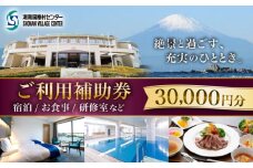 ご利用補助券 30000円分 ( 5000円 × 6枚 ) ／ 旅行券 宿泊チケット 旅行チケット 湘南国際村センター 温水プール 自然 駐車場完備 神奈川県【(株)湘南国際村協会 湘南国際村センター】 [ASBQ007]