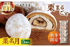 葉山日影茶屋　栗名月 5個入 / 栗 白あん くり 栗菓子 スイーツ 和菓子 お菓子 おやつ 贈り物 甘味 おしゃれ ギフト 甘露煮 白餡 渋皮栗 焼菓子【(株)日影茶屋】 [ASAX028]