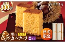 【先行予約】葉山日影茶屋　らんとう栗 2本入 / カステラ かすてら スイーツ 刻み栗 栗 くり 贈り物 ギフト 和菓子 焼き菓子 お菓子 神奈川県 葉山町【(株)日影茶屋】 [ASAX034]