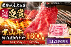 【全12回定期便】 葉山牛 焼肉用上カルビ300g焼肉用カルビ300g / 牛肉 牛 肉 お肉 国産 赤身肉 やきにく 焼き肉 カルビ かるび 上カルビ 上かるび BBQ ブランド牛 和牛 黒毛和牛 国産牛 贈答 ギフト 冷凍 葉山 定期 定期便 【有限会社葉山旭屋牛肉店】 [ASAP052]
