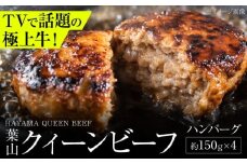 葉山クィーンビーフハンバーグ 150g×4 | 神奈川・葉山発 ブランド牛 牛肉 肉 和牛 国産 ハンバーグ はんばーぐ 葉山 HACCP認証 神奈川 【株式会社石井ファーム葉山マルシェ】 [ASCD011]