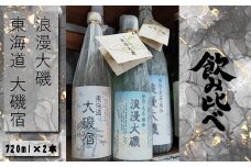 浪漫大磯 東海道 大磯宿 720ml×2本セット 日本酒 清酒 地酒 純米酒 お試し飲み比べセット ワインサイズ