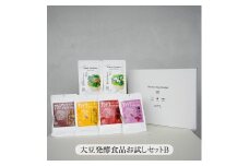 大豆発酵食品お試しセットB【 神奈川県 大磯町 ショウユ味 ペッパーガーリック味 麻辣味 木桶醤油 納豆菌 ネバコントロール タンパク質 低温乾燥 善玉菌 木桶仕込み】