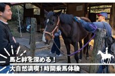 馬と絆を深める！大自然満喫1時間乗馬体験【 体験 レッスン 神奈川県 大磯町 】
